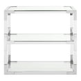 thumbnail image 2 of SAFAVIEH Couture Louisa Glam Acrylic Frame End Table, Silver, 2 of 12