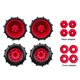 thumbnail image 3 of Neumlicos de Rueda RC RC NeumilarS RC Reemplazo de 4 piezas para 1/10 Camiones de Plato Corto 727 Slash K1 RC Car RC, 3 of 7