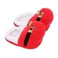 thumbnail image 1 of GOOHOCHY 1 par de pantuflas cálidas de felpa antideslizantes, regalo de Navidad para adultos y niños, color rojo, talla 35-41, 1 of 8