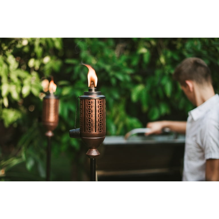 TIKI® Brand 65-Inch Cabos Metal Torch Copper TIKI® Brand 65-Inch Cabos Metal Torch Copper