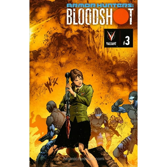 Armor Hunters: Bloodshot #3B VF ; Valiant Comic Book