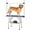 Blue, variant on PawHut Adjustable Dog Grooming Table with 2 Safety Slings, Blue