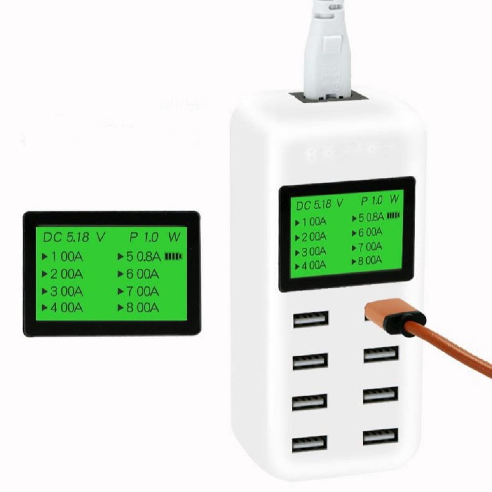Tancola Smart 8-Ports 60W USB Hub Charging  Station 3.0 Hub Dock  sation for  iPad,Iphone,Tablet and Smartphone