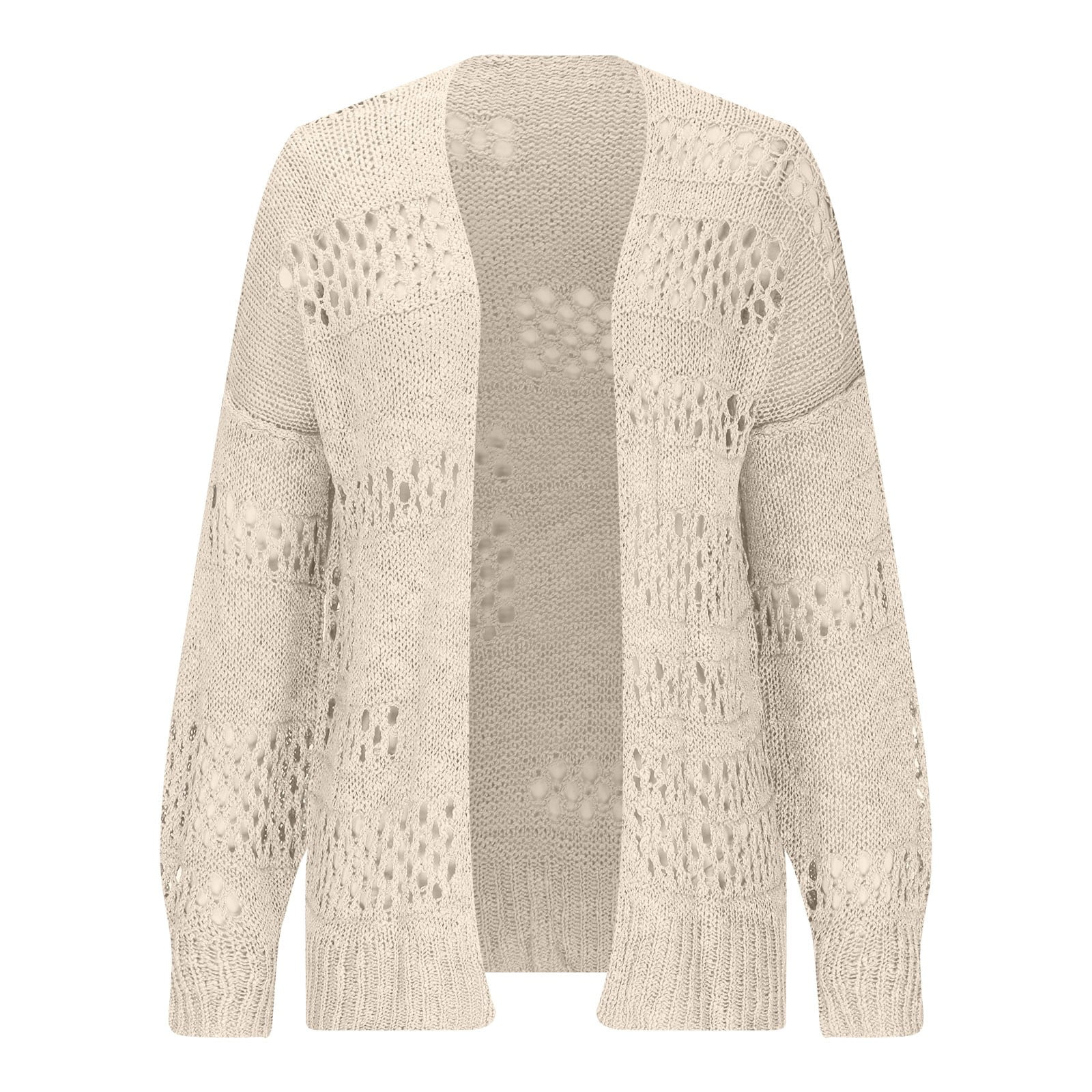 Lightweight Summer Fall Cardigan for Women Spring Open Front Long Batwing Sleeve Netted Crochet Cardigans Sweaters - image 5