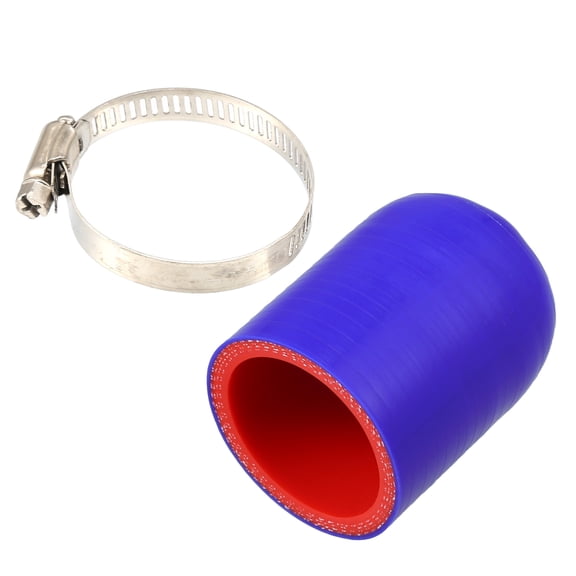 Unique Bargains 1Pc 40mm 1.57" ID Car Silicone Coolant Cap Intake Vacuum Hose End Plug Car Coolant Heater Blue