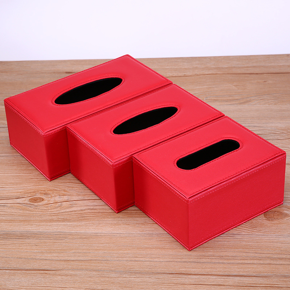 Dream Lifestyle Home Faux Leather Antimoisture Rectangular Tissue