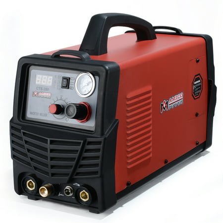 Amico CTS-200, 50 Amp Plasma Cutter, 200A TIG-Torch, 200A Stick Arc Welder 3-in-1 Combo Welding (Best Small Combo Amp)