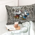 thumbnail image 6 of The Cuphead Show Throw Pillow Cover Decoration Pillow Case Cushion Home Decor for Home Sofa Couch One Size, 6 of 7