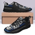 thumbnail image 4 of Back The Blue Skull Lady Running Shoes Sneakers Mesh Black Size 12, 4 of 5