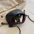 thumbnail image 1 of Bolsa De Hombro Bolso cruzado de moda para mujer, bolso de sillín con patrón de cocodrilo para regalo (negro) Tmvgtek Para Estrenar, 1 of 9