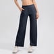 thumbnail image 1 of MKLEKYY Pantalones deportivos ligeros de pierna ancha para mujer, de 76 cm, de cintura alta, informales, para viajes y trabajo, con bolsillos, holgados., 1 of 4