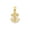 Colorname Misc: Yellow / 16x13mm, variant on 14k White Gold Mariners Cross Pendant - 1.9 Grams - Measures 28.9x20.7mm