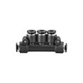 thumbnail image 3 of Unique Bargains Push to Connect Inline Manifold Union Tube Fitting, for 4mm Tube OD 2PCS, 3 of 3