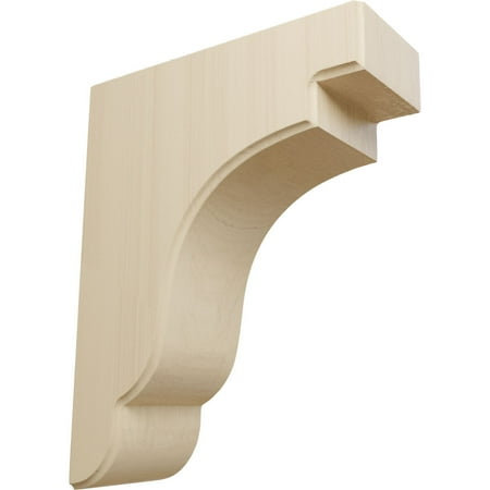 

Ekena Millwork 3 1/2 W x 8 1/2 D x 11 H Bedford Bracket Rubberwood (6-Pack)