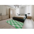 thumbnail image 5 of Ahgly Company Machine Washable Indoor Round Transitional Light Green Area Rugs, 3' Round, 5 of 7