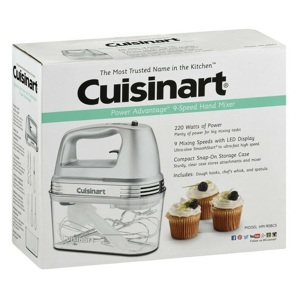 Cuisinart HM-90BCS plus 9-Speed Hand Mixer with Storage - Brand New ...