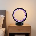 thumbnail image 4 of NEONWE Crystal Lamp, Amethyst Crystal Night Light Bedside Lamp, for Bedroom,desk,Home Decoration Healing Gift, 4 of 7