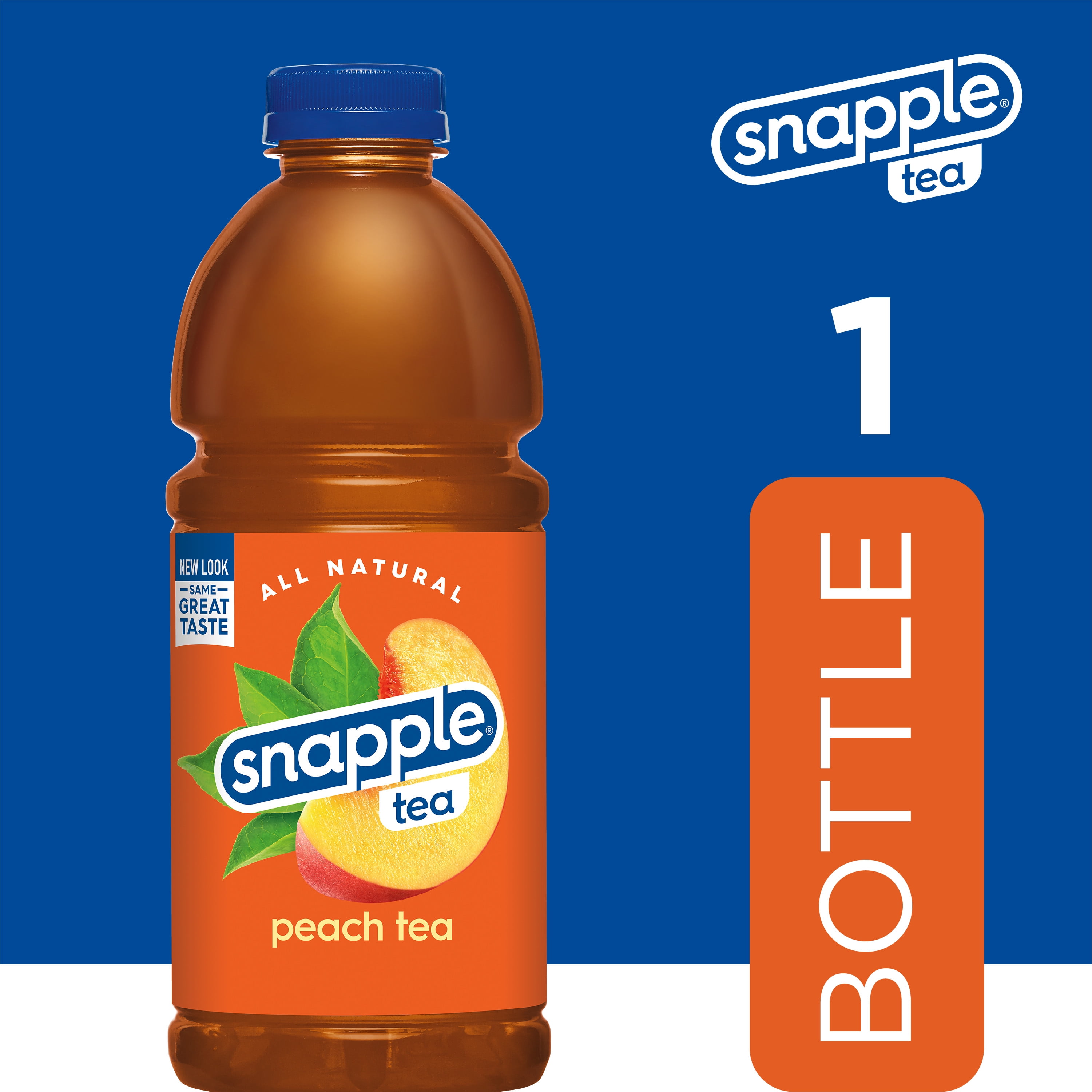 Snapple Peach Tea, 32 fl oz bottle