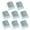 Light blue, variant on 8pcs Blanked Keycap Set Original Height for Mechanical Keyboards with Durability in Classical Color