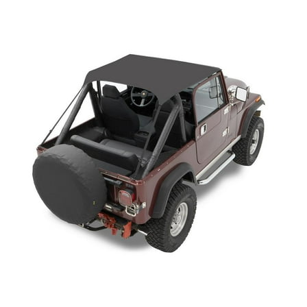 Bestop Traditional Bikini Top (Black) Fits select: 1972-1974 AMERICAN MOTORS JEEP, 1975 JEEP JEEP