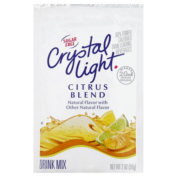CRYSTAL LIGHT SOFT DRINKPOWDERED CITRUS BLEND SUGAR FREE