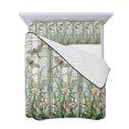 thumbnail image 7 of Dark Green Grass Twin XL Size Down Alternative Comforter,Lightweight Comforter Quilt Bedding Set with Pillow Shams Flower Dragonfly Retro Pastoral Rustic Bed Comforter Duvet Insert 68"x98", 7 of 7
