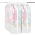 thumbnail image 2 of Cubiertas a prueba de polvo Cubierta de polvo de ropa transparente portátil para colgar ropa (M) Libre de BPA, 2 of 8