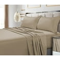 thumbnail image 2 of 600TC Egyptian Cotton Sateen 4 Piece Sheet Set by Tribeca Living, 2 of 2