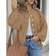 thumbnail image 2 of Suéter Cardigan PRETTYGARDEN Mujer 2025 Tejido Grueso Caqui, 2 of 5
