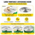 thumbnail image 3 of BENTISM Pottery Wheel Machine 11", 0-300rpm Ceramic Wheel, 350w Foot Pedal Shaping Tools 1pc Apron, 3 of 9