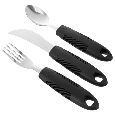 HEMOTON 3 Pcs Easy to Clean Cutlery Good Texture Utensils Elder