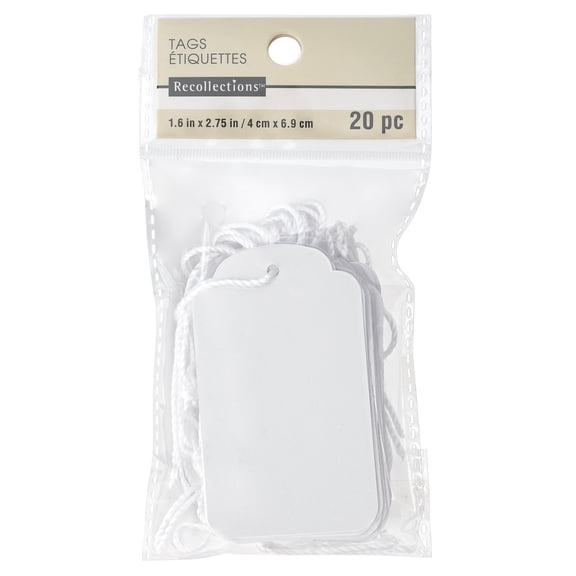 Recollections White Gift Tags, 12 Packs: 20 ct. (240 total)