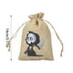 thumbnail image 2 of Bolsa Con Cordón Para Halloween Que Brilla En La Oscuridad Bolsa De Lino Para Guardar Caramelos, Joyas Y Perfumes Truco O Trato Fiesta, 2 of 6