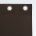 thumbnail image 5 of Sun Zero Oslo Extreme 100% Blackout Grommet Curtain Panel, 52"X95", Dark Chocolate, 1-Piece Single Panel, 5 of 10