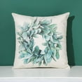 thumbnail image 3 of Throw Pillow Covers 18x18 Set of 4 Farmhouse Pillow Covers Cushion Cases Decorative Pillowcases for Sofa Couch Living Room Outdoor Home Decor (Natural, 18" x 18"), 3 of 3