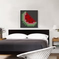 thumbnail image 2 of ARTCANVAS Watermelon Slice Fruit Emoticon Black Jewel Pixel Canvas Art Print - Size: 26" x 26" (1.50" Deep), 2 of 9