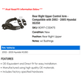thumbnail image 2 of Rear Right Upper Control Arm - Compatible with 2002 - 2005 Hyundai XG350 2003 2004, 2 of 2