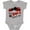 AC-Heather Grey, variant on Inktastic My Yaya Loves Me with Cute Ladybugs Boys or Girls Baby Bodysuit