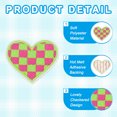 thumbnail image 3 of Uxcell 8 Pcs Parche Bordado en Forma de Corazón para Planchar, Aplicaciones Bordadas, Parche para Chaqueta, Ropa, Sombreros, Jeans, Accesorio DIY, Verde/Rosa Pálido, 3 of 6