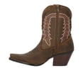 thumbnail image 3 of Durango Womens Crush Embroidered Snip Toe Zippered Cowboy  Ankle Boots, 3 of 5