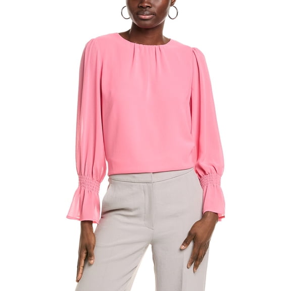 CeCe womens  Top, l, Pink