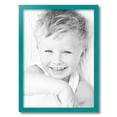 thumbnail image 2 of ArtToFrames 16" x 22" Aqua Picture Frame, 16x22 inch Green Wood Poster Frame (WOM-4428), 2 of 8