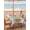 Orange Green, variant on Outdoor Tablecloth with Umbrella Hole and Zipper, Fall Green Square Table Cloth 60x60 Inch Waterproof Tablecloth, Orange White Thanksgiving Pumpkin Eucalyptus Picnic Table Cover for Patio Camping