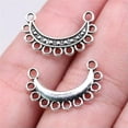 thumbnail image 3 of K-KED 200 Pcs Tibetan Silver Earring Connectors 21x14MM DIY Delicate Jewelry Making C14623, 3 of 3
