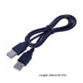 thumbnail image 5 of ZPAQI Black USB A Male to USB Male Cable Power Supply Copper Wire 100cm/39.37in, 5 of 9