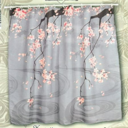 Hawaiian Tropical Fabric Shower Curtain Sakura Flower Com Hawaiian Tropical Fabric Shower Curtain Sakura Flower