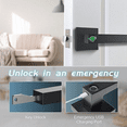 thumbnail image 4 of Fingerprint Door Lock Biometric Smart Handle Bedroom Hotel Warehouse Office F180B, 4 of 6