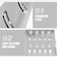 thumbnail image 5 of Oraceous Cheese Box Grater 4 Sided Cheese Grater For Kitchen Stainless Steel Vegetable Grater Food Grater For Cheese Ginger Potatoes, 5 of 10