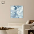 thumbnail image 2 of Art Remedy Faded Blue Abstract Canvas, 40" x 40", Silver Frame, Where Clouds Gather III, 2 of 7
