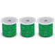 thumbnail image 1 of 3 Rollos Nylon Rebordear Hilo Anudar Cordón 0,6mm 50 Yardas Trenzado Nylon Artesanía Satén Cuerda para Pulsera Collar Kumihimo, Esmeralda Verde, 1 of 5